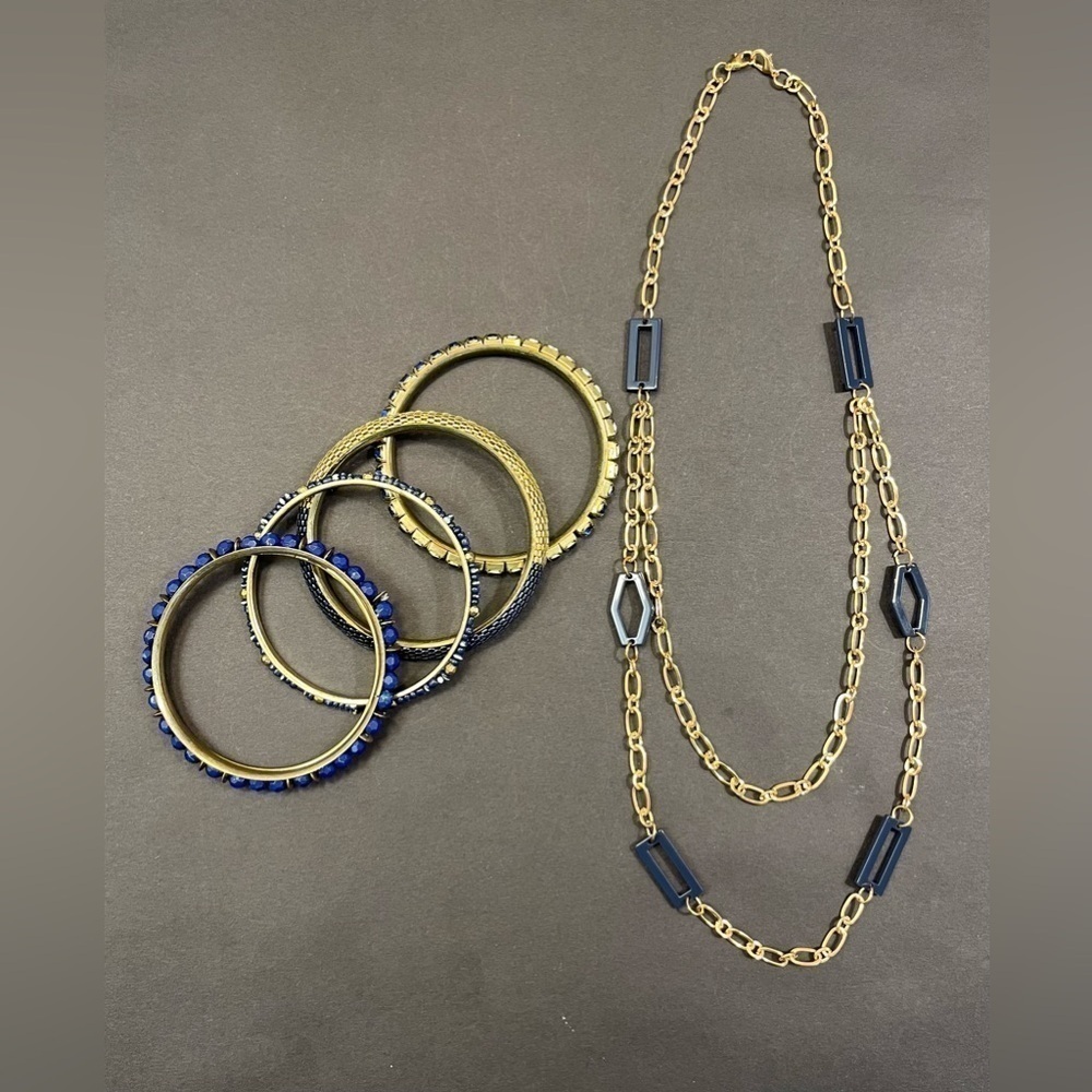 Navy & Gold Jewelry Bundle